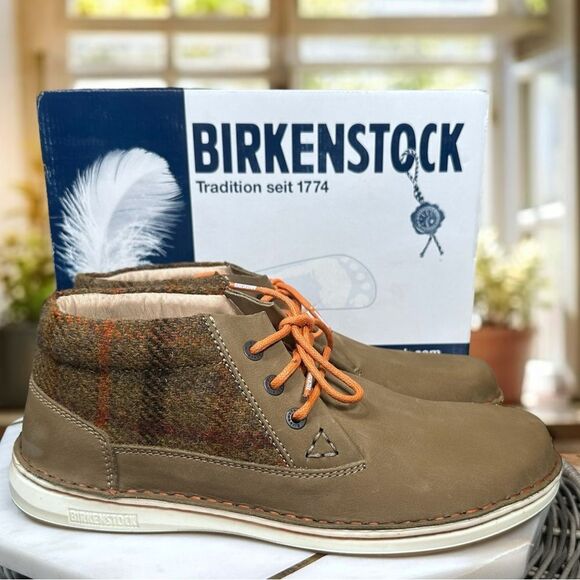 BIRKENSTOCK X HARRIS TWEED 1774 Designer Collaboration Ankle Chukka Boot EU 42 - Picture 3 of 13